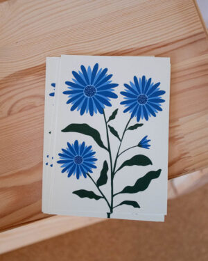 Kornblumen Postkarte