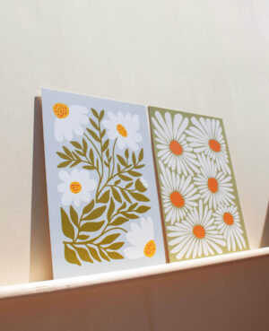 Gänseblümchen Postkarten Set