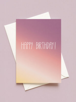 Happy Birthday Postkarte