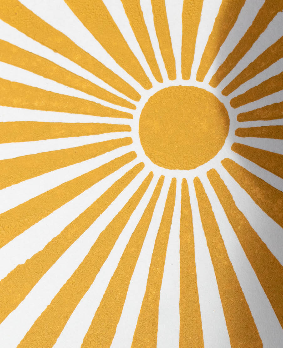 Sonnen Linoldruck – Bild 4