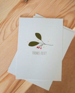 Frohes Fest Postkarte