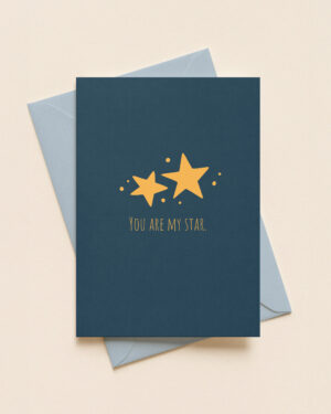 You are my star Postkarte