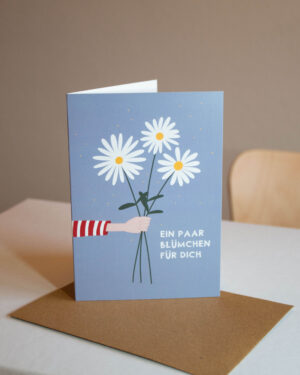 Blümchen für dich | Klappkarte