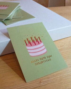 Alles Gute Postkarte