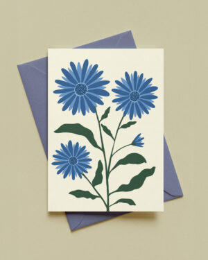 Kornblumen Postkarte