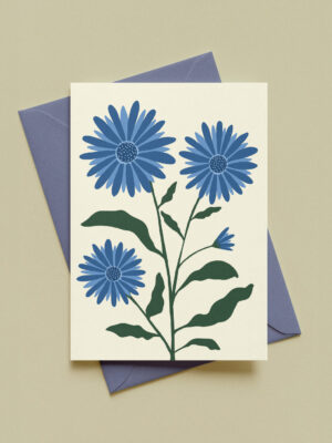 Kornblumen Postkarte